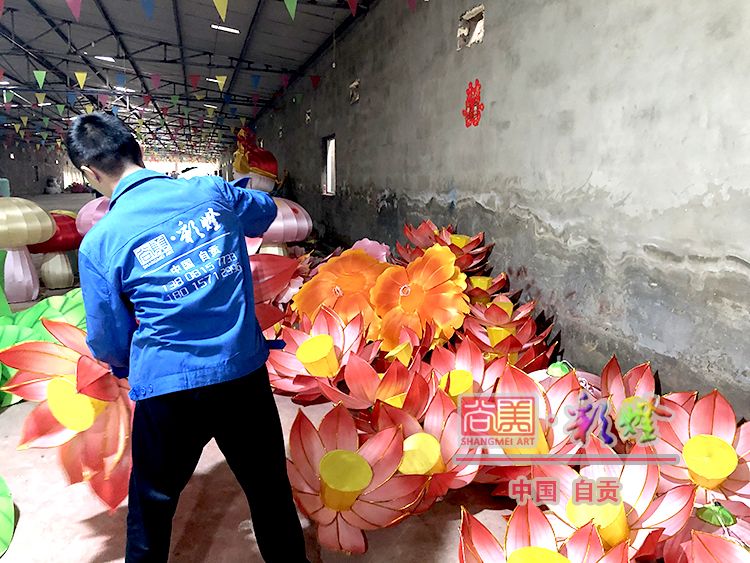 木蘭水鎮 花燈 彩燈 五一燈光秀 夜游經濟