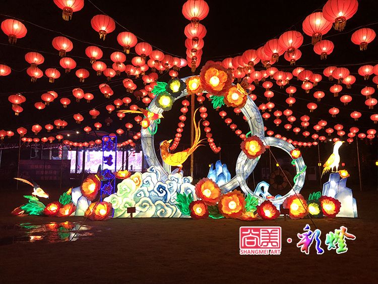 木蘭水鎮 花燈 彩燈 五一燈光秀 夜游經濟