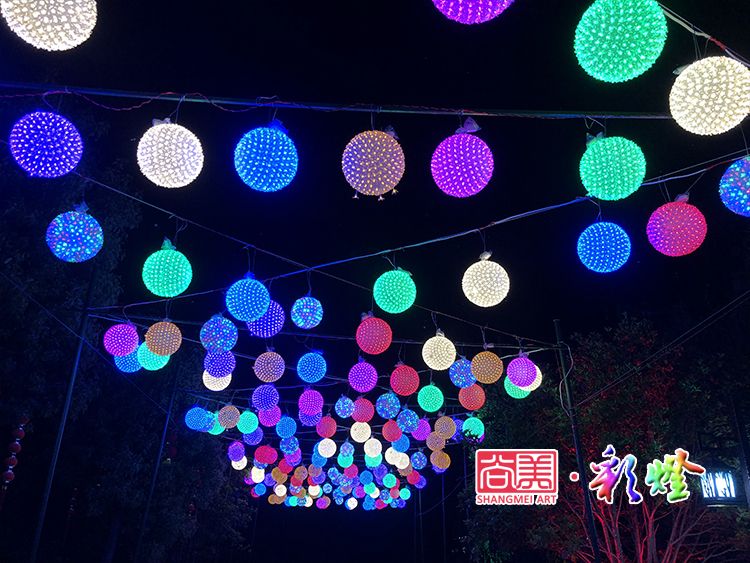 木蘭水鎮 花燈 彩燈 五一燈光秀 夜游經濟