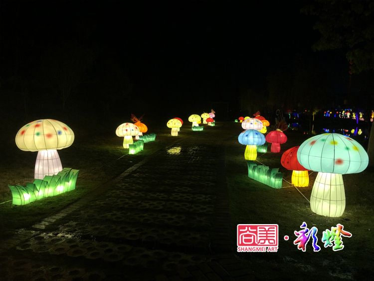 木蘭水鎮 花燈 彩燈 五一燈光秀 夜游經濟